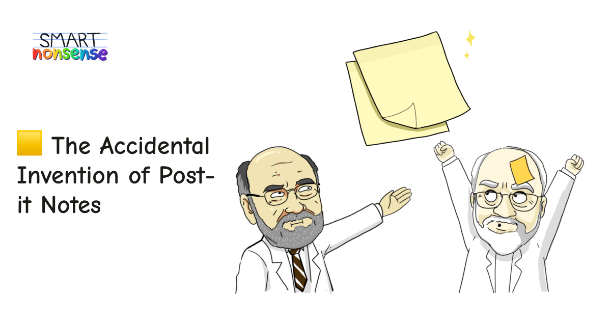 🟨 The Accidental Invention of Postit Notes